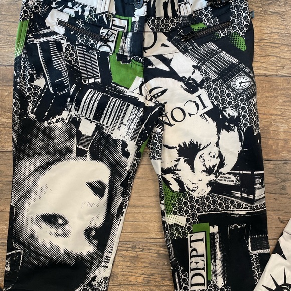 D.E.P.T size S, fun print, pants, waist measurement is 15, length is 32 - Picture 8 of 8